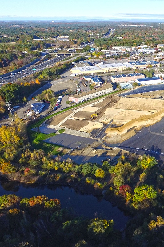 Glenview project site overhead