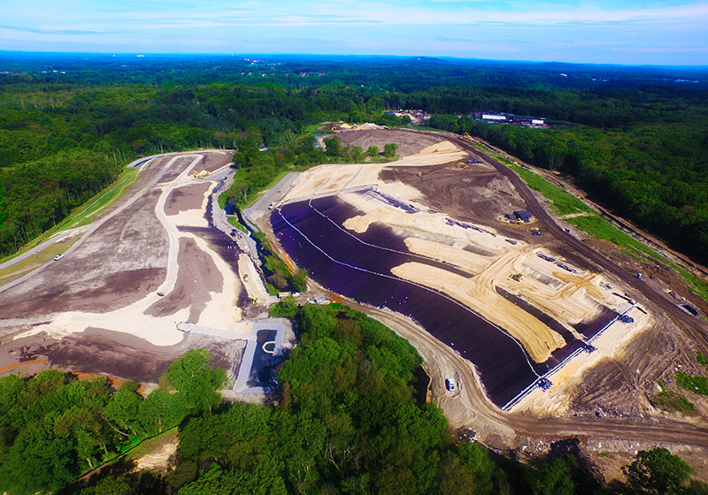 overhead view of Sutton Brook Disposal Area