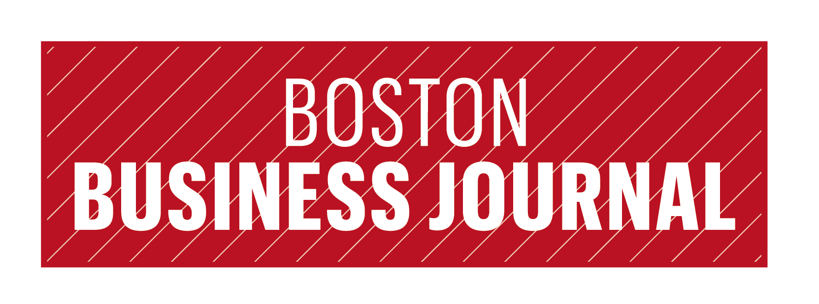 Boston Business Journel white text in red box